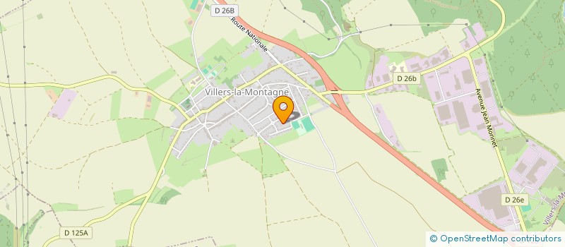 localisation de l'entreprise MADAME EDITH PEETERS à VILLERS-LA-MONTAGNE
