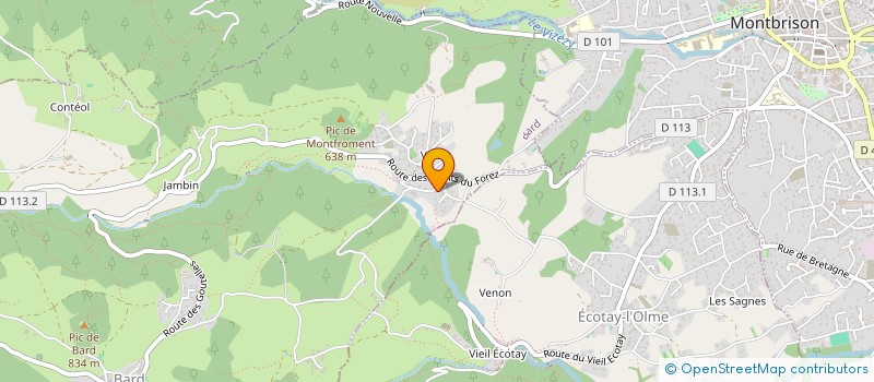 localisation de l'entreprise MADAME EDITH PEILLON  BARD