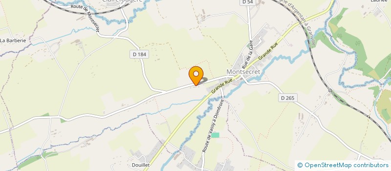 localisation de l'entreprise MADAME EDITH PELLIER à MONTSECRET-CLAIREFOUGERE