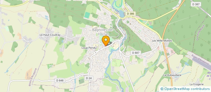 localisation de l'entreprise MADAME EDITH PEREZ PACHECO RAMIREZ à BAGNOLES-DE-L'ORNE-NORMANDIE