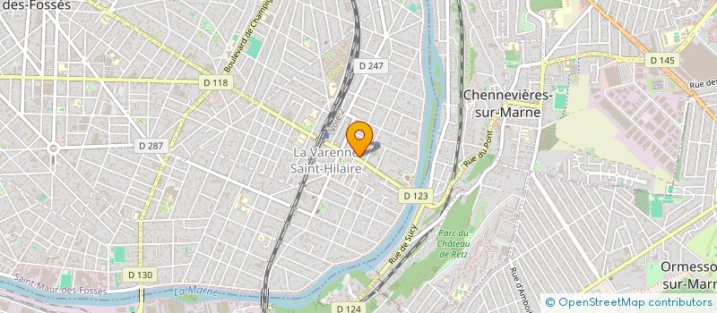 localisation de l'entreprise MADAME EDITH PERIE à SAINT-MAUR-DES-FOSSES