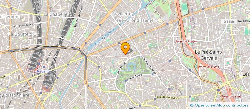 localisation de l'entreprise MADAME EDITH PERRET  PARIS