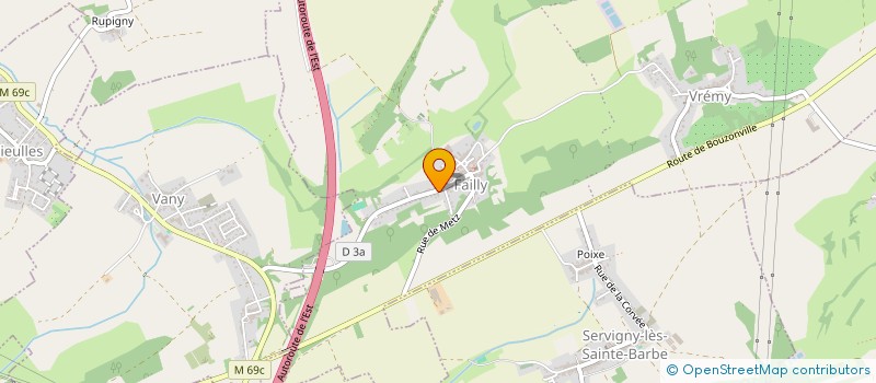 localisation de l'entreprise MADAME EDITH PERROT  FAILLY