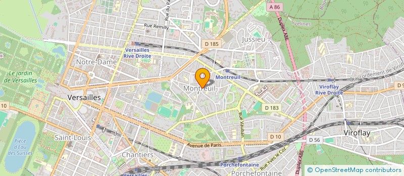 localisation de l'entreprise MADAME EDITH PINTER à VERSAILLES