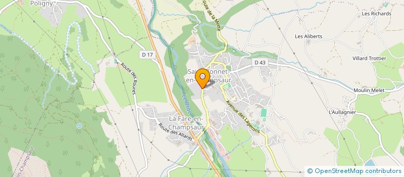 localisation de l'entreprise MADAME EDITH POPHILLAT à SAINT-BONNET-EN-CHAMPSAUR