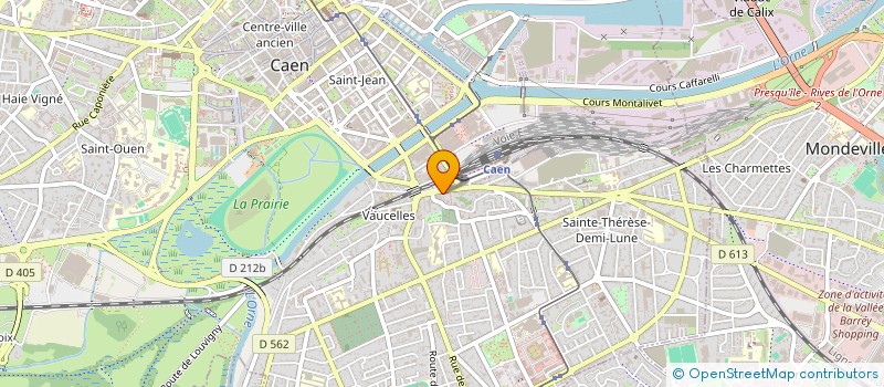 localisation de l'entreprise MADAME EDITH POTREL  CAEN