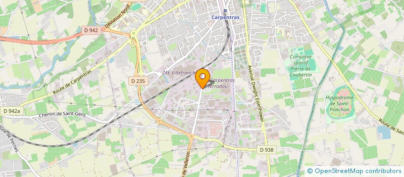 localisation de l'entreprise MADAME EDITH QUEYRANNE  CARPENTRAS