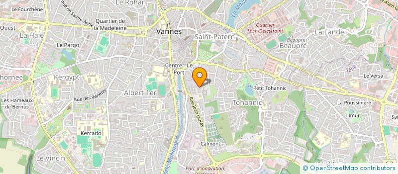 localisation de l'entreprise MADAME EDITH QUIL à VANNES