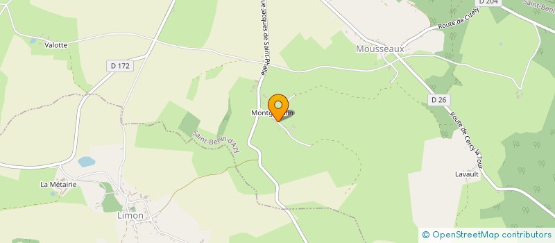 localisation de l'entreprise MADAME EDITH RAINON  SAINT-BENIN-D'AZY