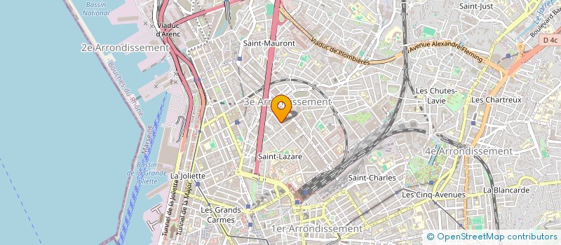 localisation de l'entreprise MADAME EDITH RENAUDEAU  MARSEILLE