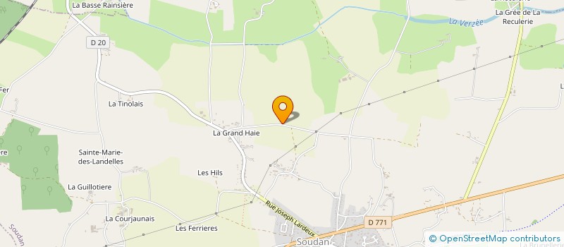 localisation de l'entreprise MADAME EDITH RETIF à SAINT-AUBIN-DES-CHATEAUX