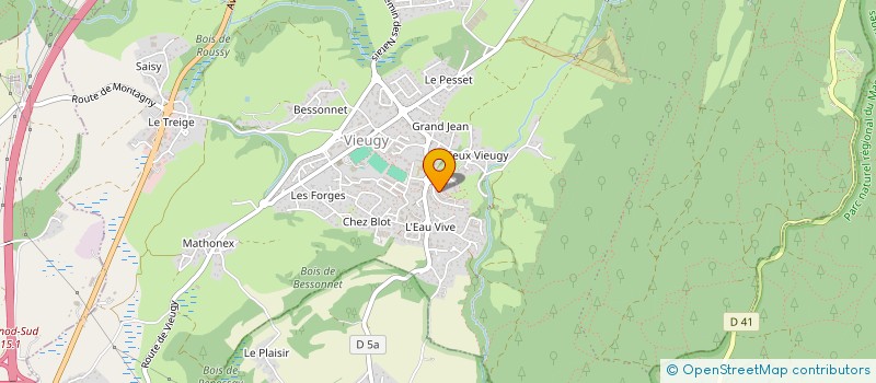 localisation de l'entreprise MADAME EDITH RIFFARD à ANNECY