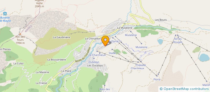 localisation de l'entreprise MADAME EDITH RIGAUD  LE GRAND-BORNAND