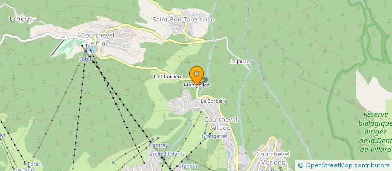 localisation de l'entreprise MADAME EDITH ROCH-DUPLAND à COURCHEVEL