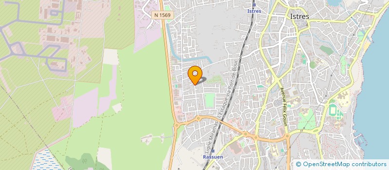 localisation de l'entreprise MADAME EDITH ROCHE  ISTRES