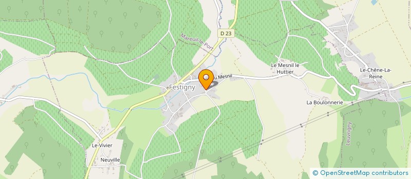 localisation de l'entreprise MADAME EDITH RODIER  FESTIGNY