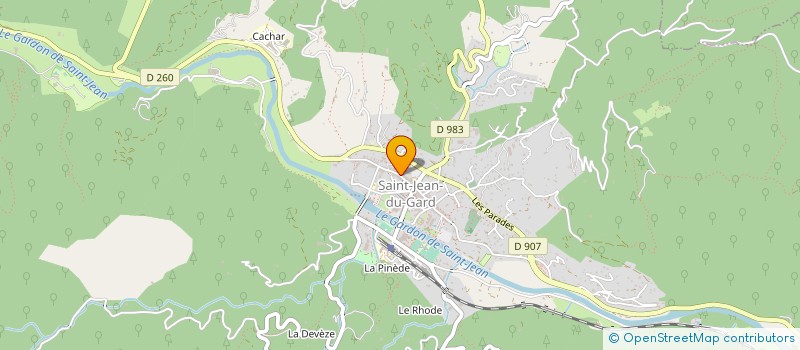 localisation de l'entreprise MADAME EDITH ROSSEL  SAINT-JEAN-DU-GARD