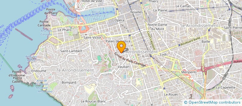 localisation de l'entreprise MADAME EDITH ROUSSELLIER  MARSEILLE