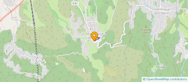 localisation de l'entreprise MADAME EDITH ROVIRA  VILLELONGUE-DELS-MONTS