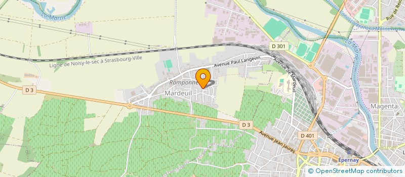 localisation de l'entreprise MADAME EDITH SALVIN  MARDEUIL