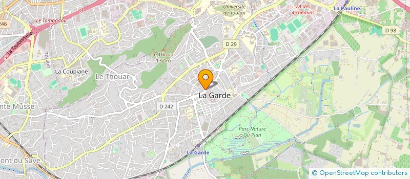 localisation de l'entreprise MADAME EDITH SECK  LA GARDE