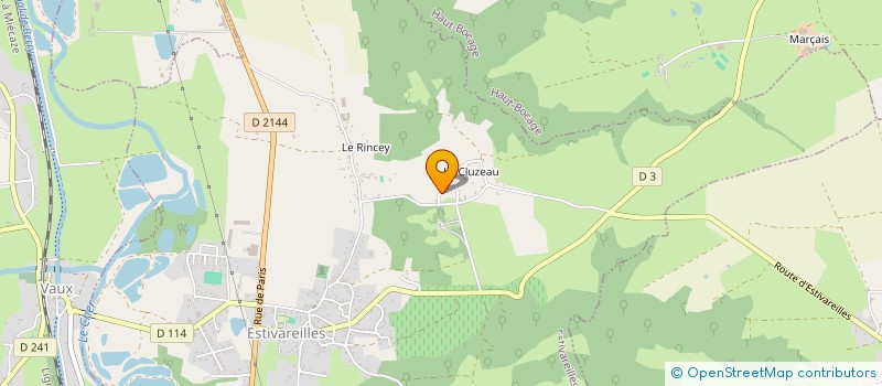 localisation de l'entreprise MADAME EDITH SENOTIER  ESTIVAREILLES