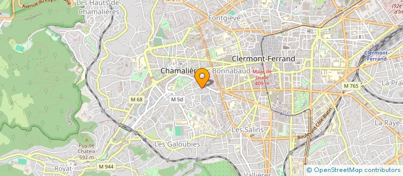 localisation de l'entreprise MADAME EDITH SETTI  CHAMALIERES