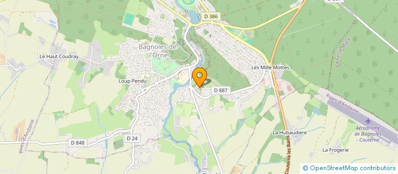 localisation de l'entreprise MADAME EDITH SIMON à BAGNOLES DE L'ORNE NORMANDIE