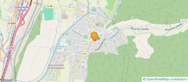 localisation de l'entreprise MADAME EDITH SOMMER  ORAISON