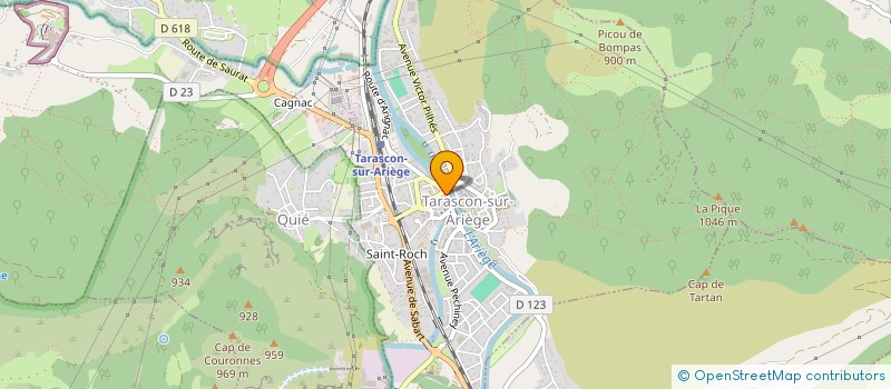 localisation de l'entreprise MADAME EDITH TAURON à TARASCON-SUR-ARIEGE