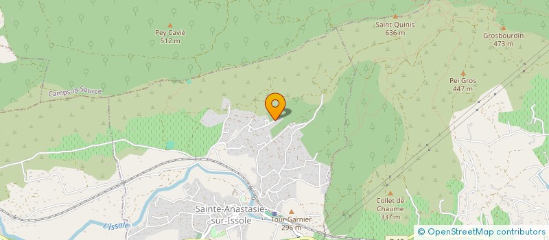 localisation de l'entreprise MADAME EDITH TERLINDEN SCHALCK  SAINTE-ANASTASIE-SUR-ISSOLE