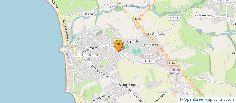 localisation de l'entreprise MADAME EDITH THOMAS  SAINT-AUBIN-DES-PREAUX