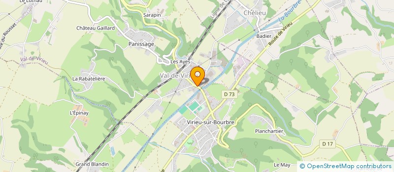 localisation de l'entreprise MADAME EDITH THUDEROZ  VAL-DE-VIRIEU