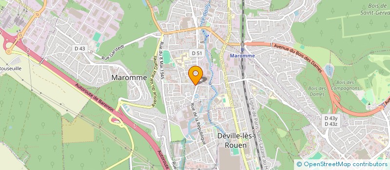 localisation de l'entreprise MADAME EDITH TOCH  MAROMME