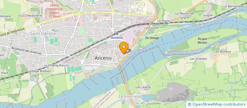 localisation de l'entreprise MADAME EDITH TOUBLANC  ANCENIS-SAINT-GEREON