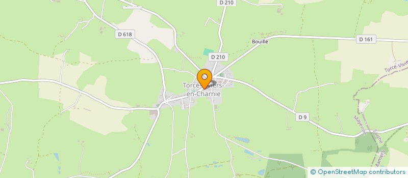 localisation de l'entreprise MADAME EDITH TRACOL à TORCE-VIVIERS-EN-CHARNIE