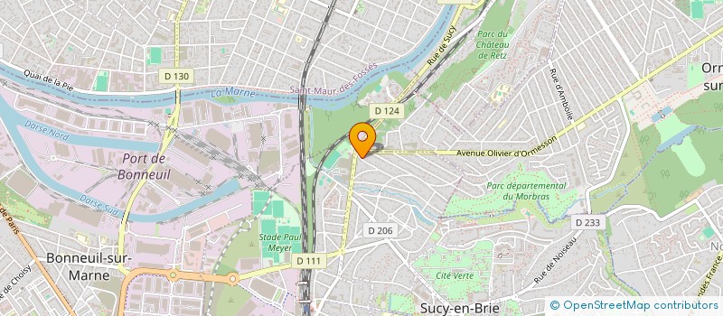 localisation de l'entreprise MADAME EDITH VACHER  SUCY-EN-BRIE