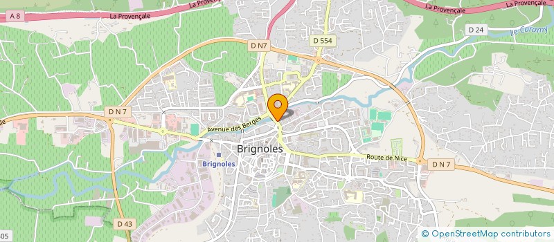 localisation de l'entreprise MADAME EDITH VAN OPSTAL à BRIGNOLES