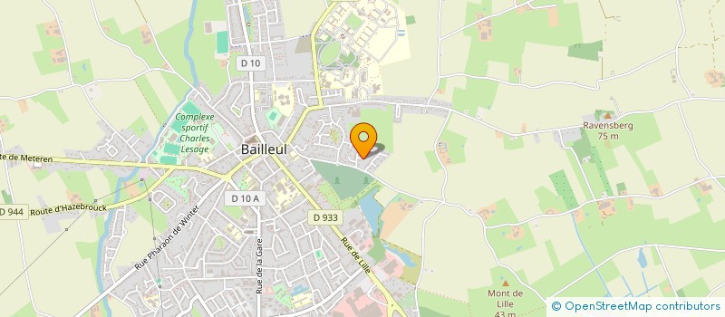 localisation de l'entreprise MADAME EDITH VANDENBROUCKE à BAILLEUL