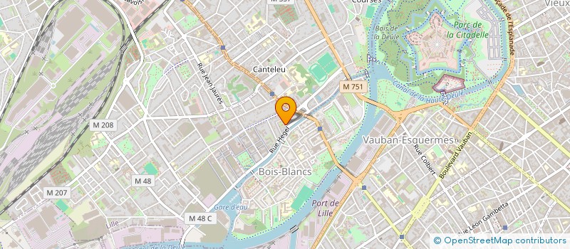 localisation de l'entreprise MADAME EDITH VERRIER à LILLE