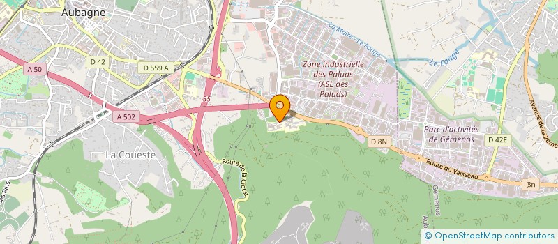 localisation de l'entreprise MADAME EDITH VIARD à AUBAGNE