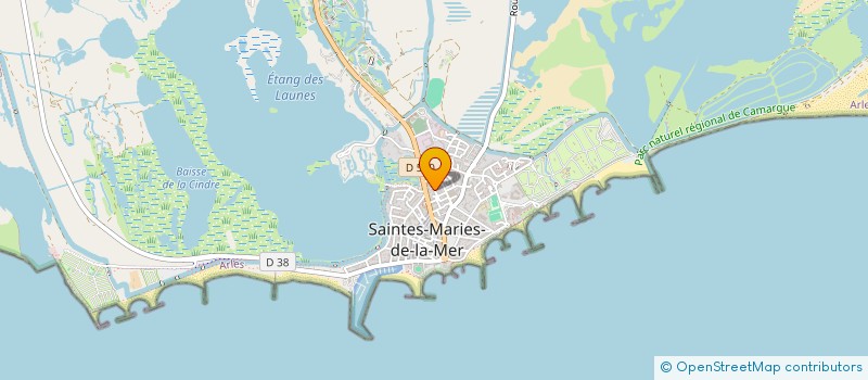 localisation de l'entreprise MADAME EDITH VIGLIANI  LES STES MARIES DE LA MER