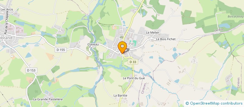 localisation de l'entreprise MADAME EDITH VIVOT à LE PIN
