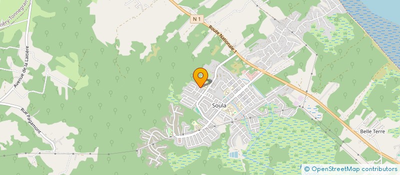 localisation de l'entreprise MADAME EDITH YOMA  CAYENNE