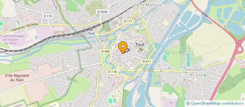 localisation de l'entreprise MADAME EDITH ZOPPE  TOUL