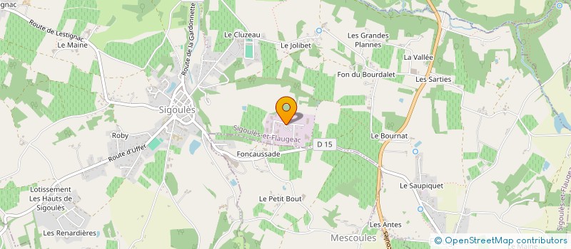 localisation de l'entreprise MADAME EDITHE ANDRE  MONESTIER