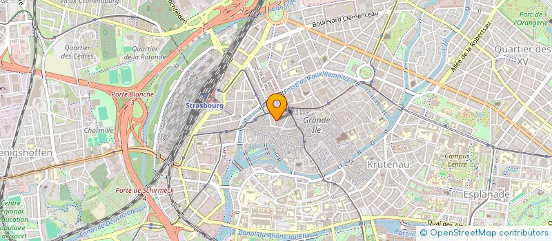 localisation de l'entreprise MADAME EDITHE WOHLHUTER  STRASBOURG