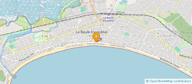 localisation de l'entreprise MADAME EDLE TRAPETTI à LA BAULE-ESCOUBLAC