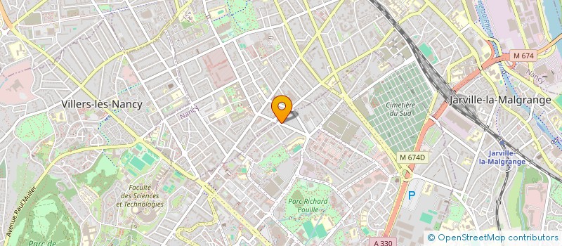 localisation de l'entreprise MADAME EDLYNE PAMPHILE  VANDUVRE-LES-NANCY