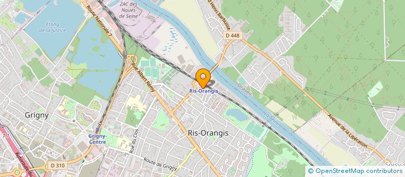 localisation de l'entreprise MADAME EDMA ARULANANTHAM  RIS-ORANGIS